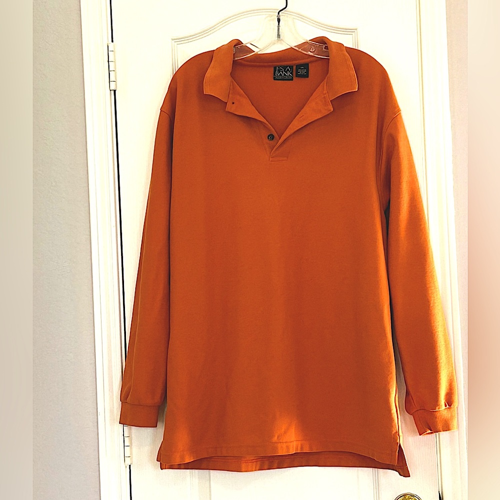 ⭐️Jos. A. Bank Traveler's Collection Orange Polo